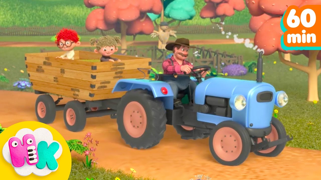 Regardez Chanson du tracteur 🚜🐮 Chansons à la ferme pour Enfants | HeyKids en Français sur YouTube