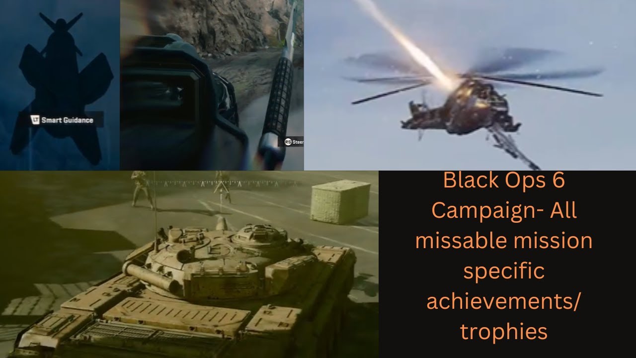 Black Ops 6- All Missable Campaign Achievements