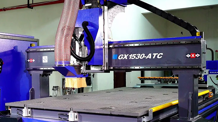 GX-1530ATC Automatic Tool Changer Wood CNC Router 180 Degree Rotating Spindle Woodworking Machine