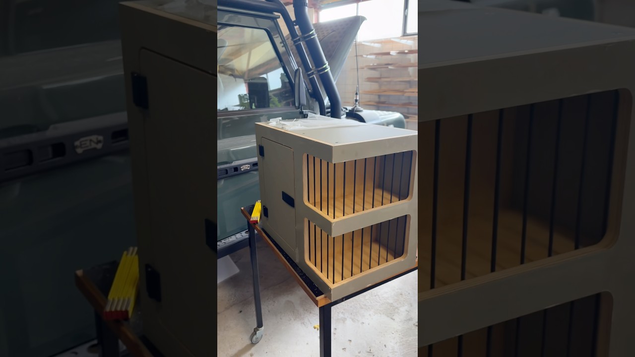 🚐 From raw build to finished camper module ✨ #campervan #vanlife #diy #camperconversion