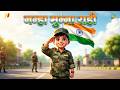 Nanha Munna Rahi Hoon | Famous Indian Patriotic Song | Kids Deshbhakti Poem