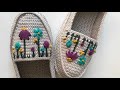 Çiçekli Makosen Patik Anlatımı Part-2 /  Crochet House Shoes