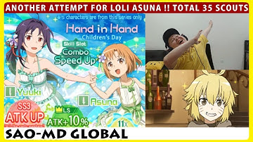 Another Attempt For Loli Asuna! Total 35 Scouts Hand in Hand Children