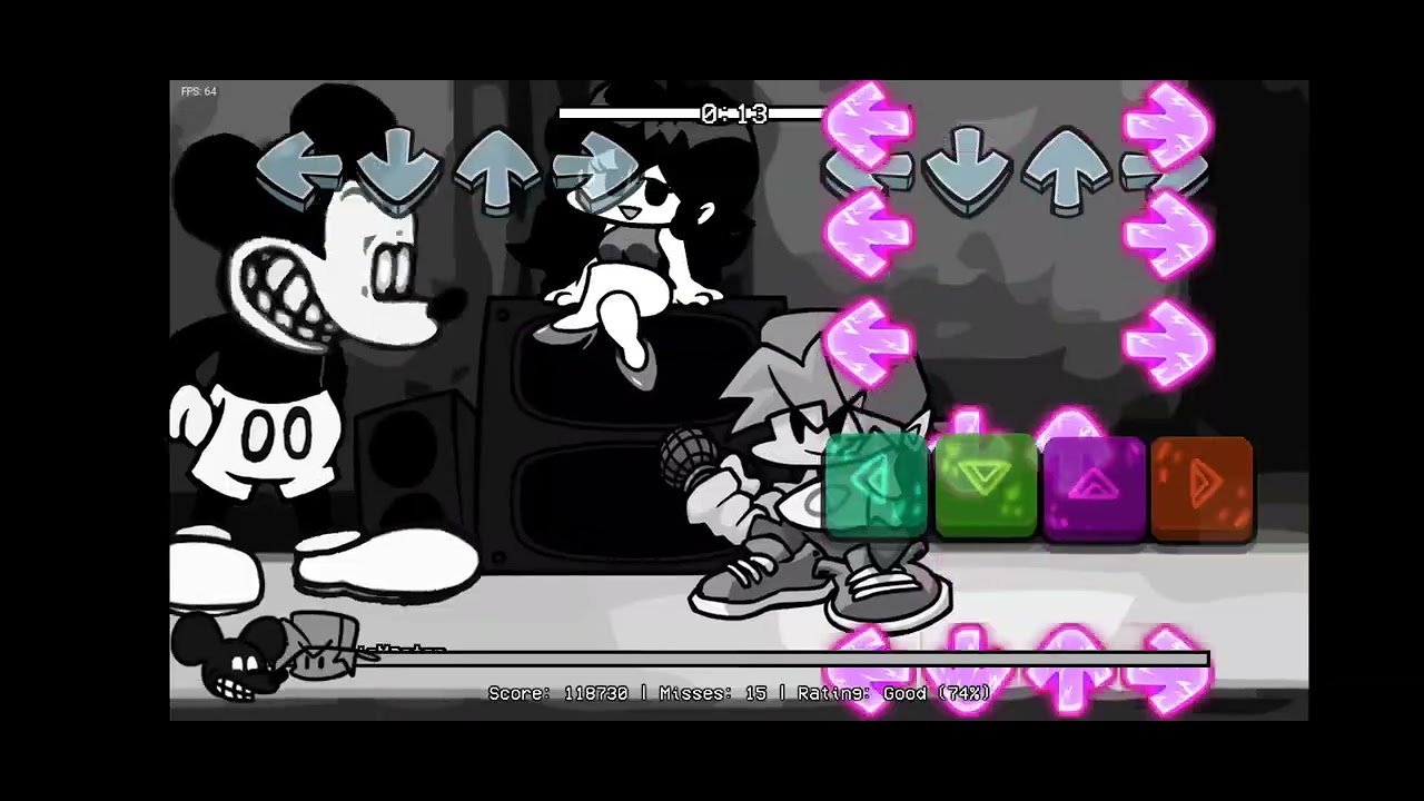 Играю в FNF mickey mouse это безумие!