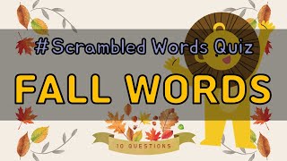 Fall Voca - Scrambled words game [brain training] screenshot 1