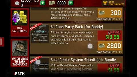 How to get free special weapons and armor for you n your buddy using game guardian in sas3