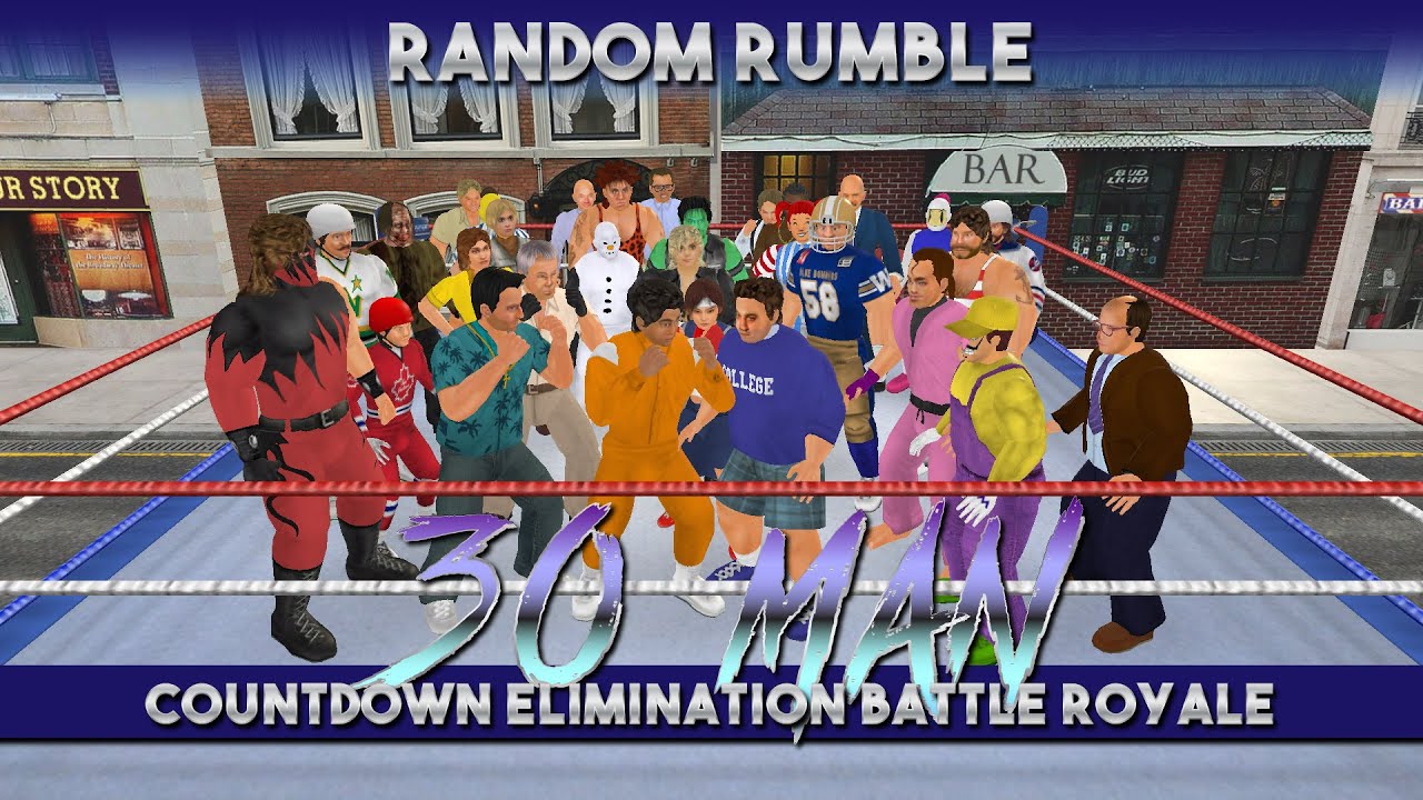 OCWF S1241 30-Man Countdown Elimination Battle Royale - YouTube