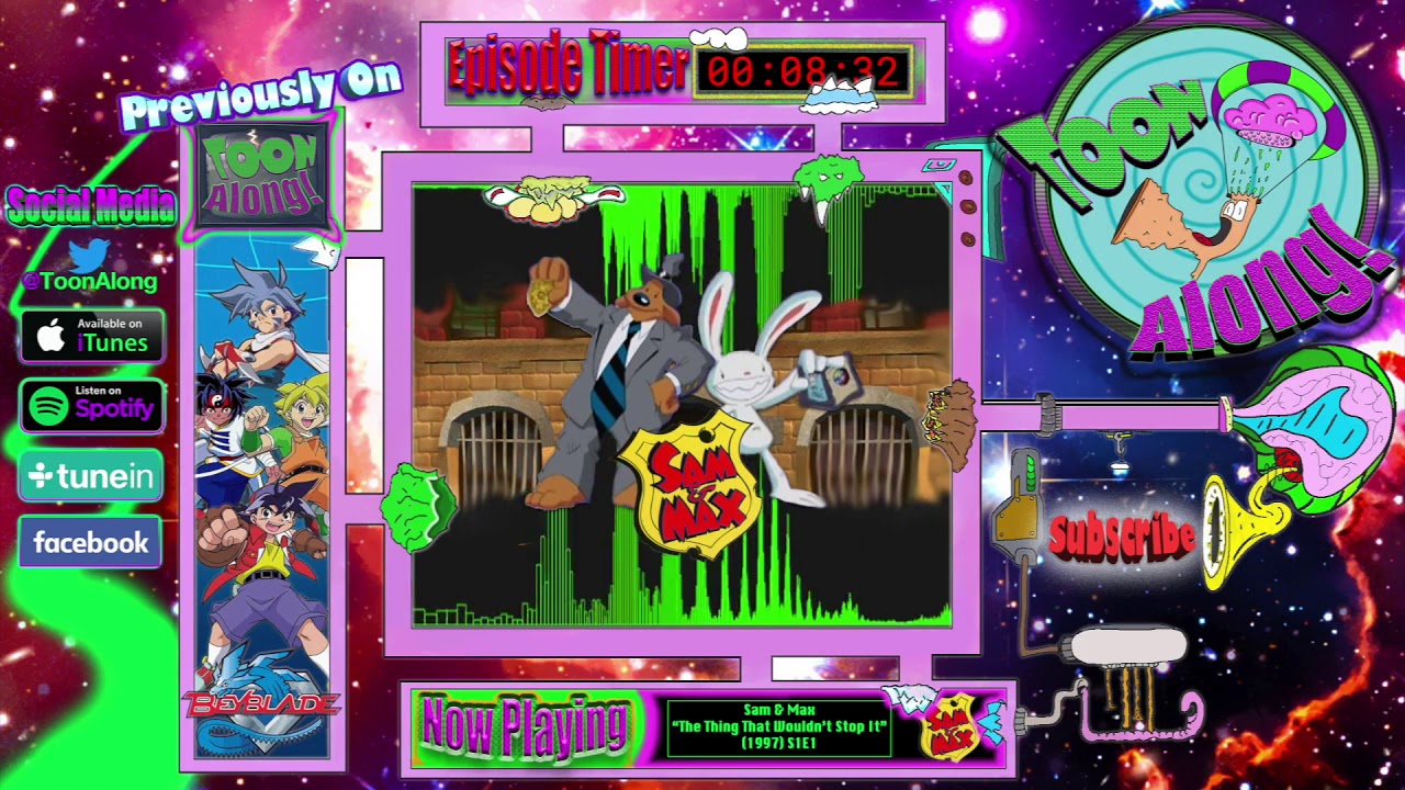 Toon Along! Podcast #40 – Watching Sam and Max "The Thing That Wouldn't Stop It" (S1E1)