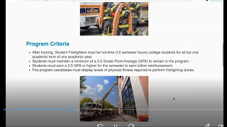 Career Corner: City of Auburn Student Firefighter Program