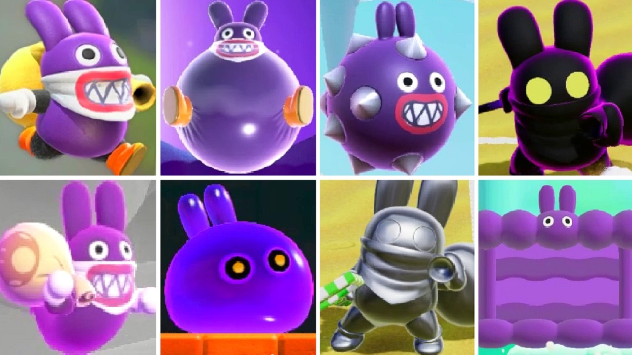 All Nabbit Transformations & Playable Forms (2013-2026)