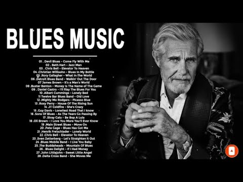 Relaxing Blues Music - Greatest Blues Rock Songs Of All Time - Slow Blues Blues Ballads Music