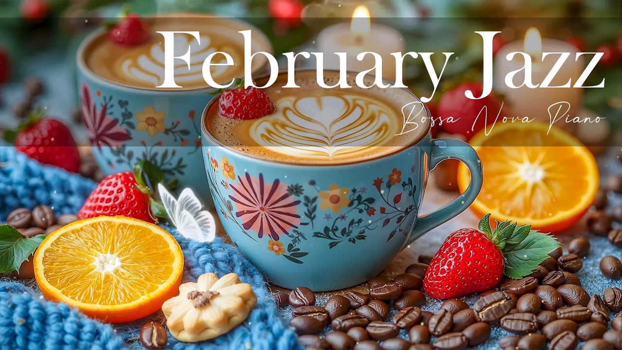 Счастливого февральского джаза ~ Расслабляющая весенняя музыка для кофе