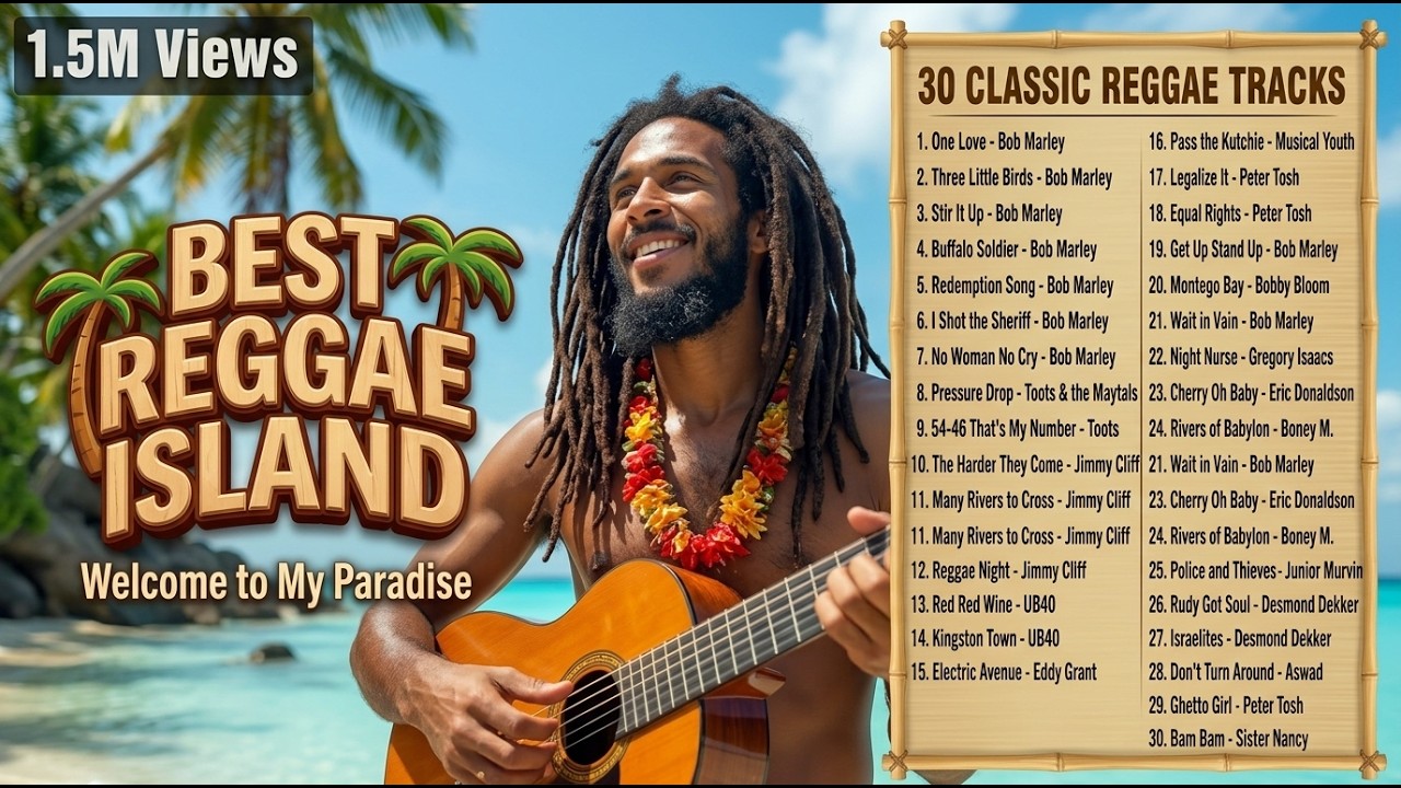 🌴 Tropical Reggae Escape 🌺 Calm Beach Atmosphere - YouTube