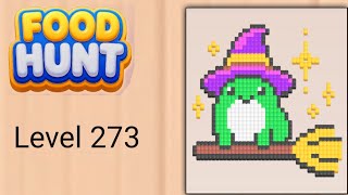 Food hunt pixel puzzle level 273 solution and walkthrough for gameplay 