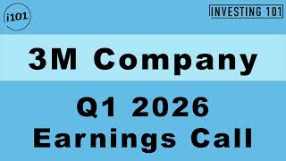3M Q1 2026 Earnings Call | Solventum Spinoff Gains and Legal Settlements Focus Dominate EPS Beat