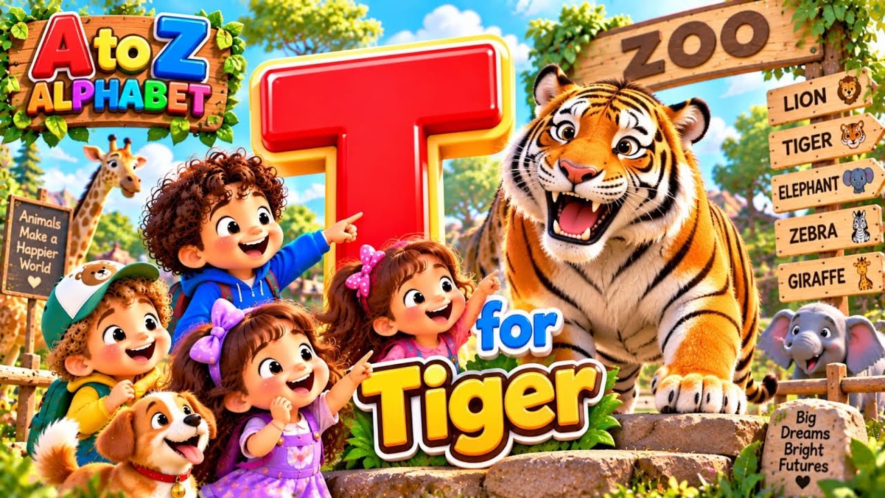 ABC Alphabet Learning for Kids | A to Z with Fun 3D Animation | ABC ...
