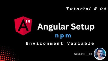 🚀 Set Environment Variables for Angular Setup