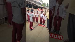 first class lever ___ science experiment --- today trending short __ new views
