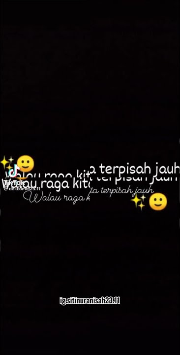 story WA WALAU RAGA KITA TERPISAH JAUH NAMUN HATI KITA SELALU DEKAT ;(😞😞