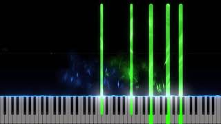 Dragonforce - Symphony of the Night - Dorelia Bast (metal piano tutorial - SeeMusic)