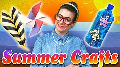 Summer Craft Compilation | Patriotic Pinwheel, Spongebob & More | Arts & Crafts with Crafty Carol