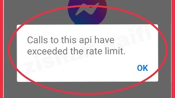 Messenger Fix Calls to this api have exceeded the rate limit Login problem solve
