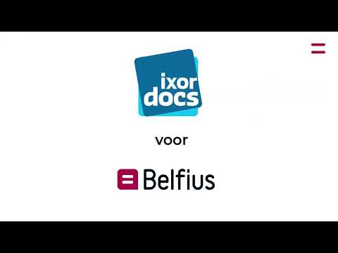 Belfius – IxorDocs – facturen versturen – Accounts Payable - NL - 2022