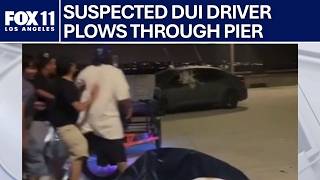 Driver plows through Venice Beach Pier