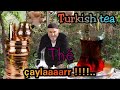 Bakır Semaverde Odun Ateşinde EFSANE ÇAY Eng  Turkish Tea in Wood Fire in Copper Samovar Fr Thé Turc