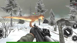 Dino Hunter FPS Shooting Game - Android Gameplay 0YQVL screenshot 2