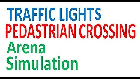 Pedestrian Crossing Arena Simulation Traffic Lights