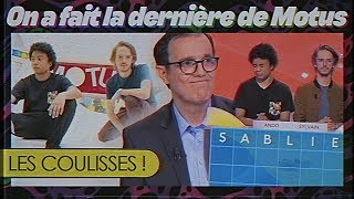 On a reparticipé à MOTUS : les coulisses de la dernière de l'émission