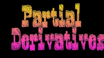 Partial differentiation | How to find partial derivatives?