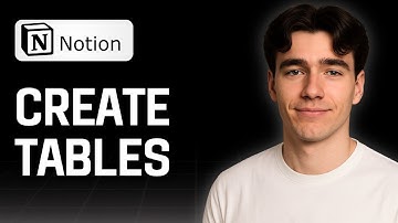 How to Create New Table in Notion (Tutorial 2025)