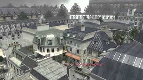 MW3 Cross Map Throwing Knife First Blood!