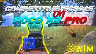Competitive Scrims On Poco X3 Pro  Solo 11 Kills  1v3  Team Aim Achievers   Pubg Mobile