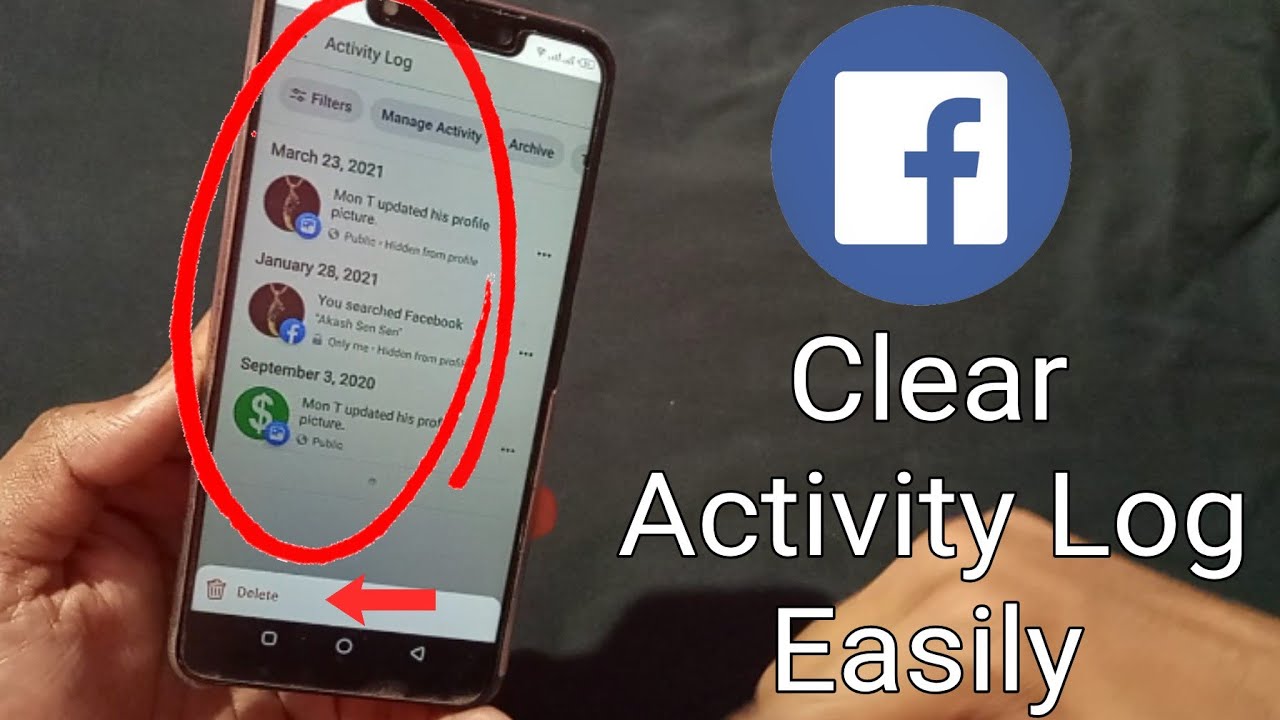 How To Clear Activity Log On Facebook 24 - YouTube