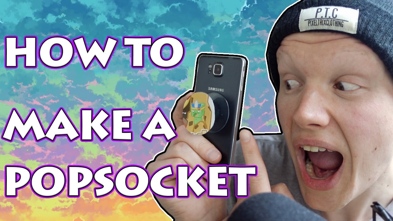 DIY POPSOCKET - HOW TO MAKE A POPSOCKET (SUPER CHEAP) - YouTube