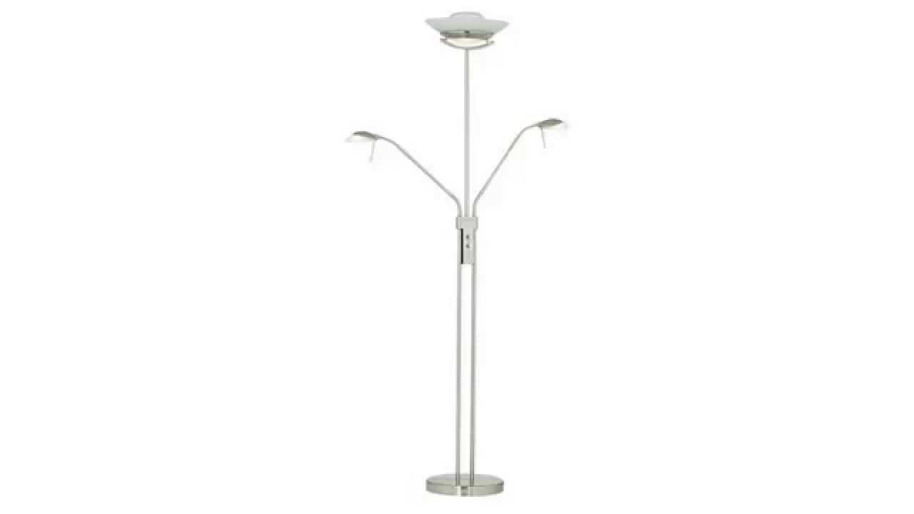 Halogen Torchiere Floor Lamp Three Light And Halogen Torchiere Floor Lamp Three Light And Reading