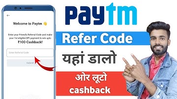 paytm refer code kaise dale | paytm app me referral code kaise dale
