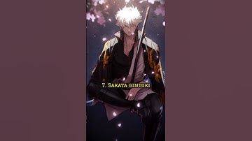 Top 10 strongest characters in gintama 🔥 | #shorts #ytshorts #gintama