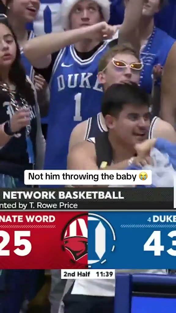 He was throwing the baby ?