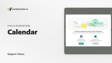 workstreams.ai Support | How To Sync Your Google or Microsoft Calendar To workstreams.ai