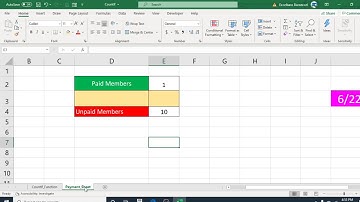 Excel COUNTIF Af Somali