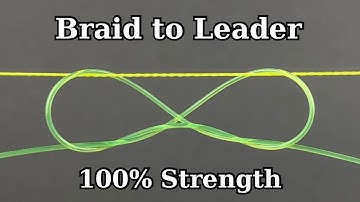 Amazing Knot to tie two Fishing Lines Together! | Braid to Mono or Fluorocarbon Leader