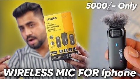 Best & Most Affordable Wireless Mic For Content Creators | Digitek DWM 106 Mic Review