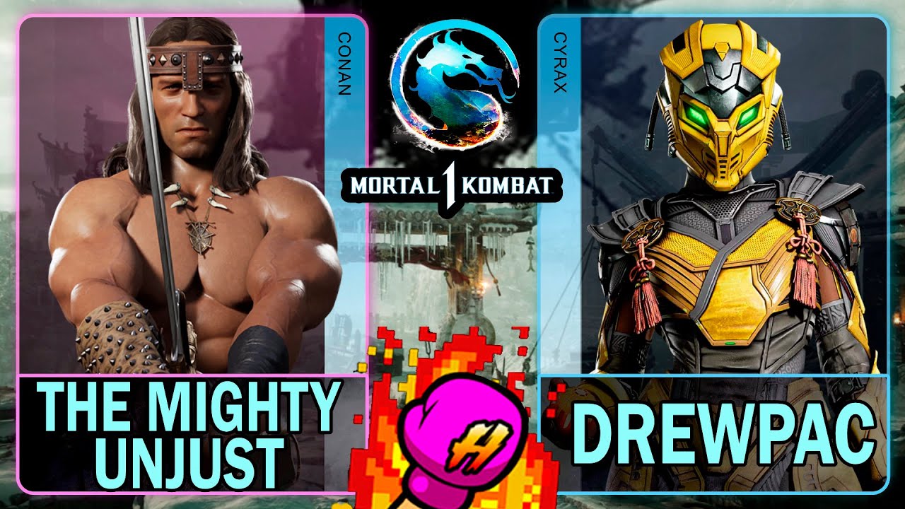 MK1 The Mighty Unjust (CONAN) VS Drewpac (CYRAX)🥊Mortal