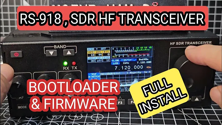 RS-918 TRANSCEIVER - INSTALL BOOTLOADER & FIRMWARE PROCESS