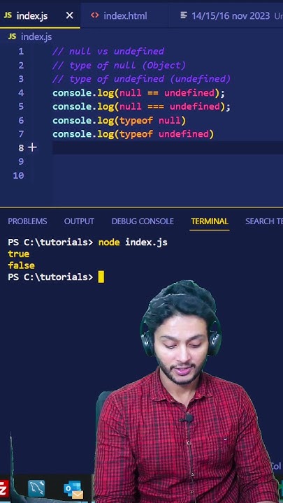 🌌 Undefined vs. Null: The Void Battle in JavaScript! 🥊 #javascript ...