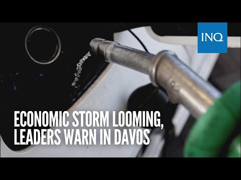 Economic storm looming, leaders warn in Davos